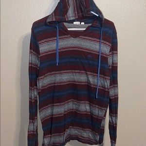 Vans long sleeve shirt with hood